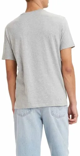 Levi's ▫️ Camisola de homem com gola encaixada e estampado, logótipo Batwing 3