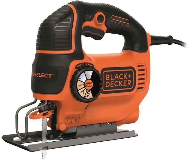 Black+Decker ▫️ KS801SE-QS serras tico-tico eléctricas 550 W - Serra eléctrica (AC, 550 W, 230 V, 8 cm, 3000 spm, 1,5 cm)