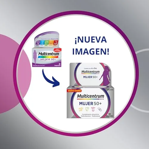 MULTICENTRUM ▫️ Mulher 50+, Multivitamínico e Multimineral, 90 comprimidos 2