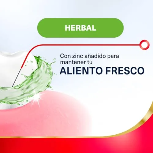 Parodontax ▫️ à base de ervas, enxaguante bucal para sangramento das gengivas, uso diário, gengivas saudáveis e hálito fresco, sem álcool, 500 ml 3