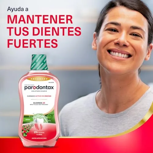 Parodontax ▫️ à base de ervas, enxaguante bucal para sangramento das gengivas, uso diário, gengivas saudáveis e hálito fresco, sem álcool, 500 ml 5