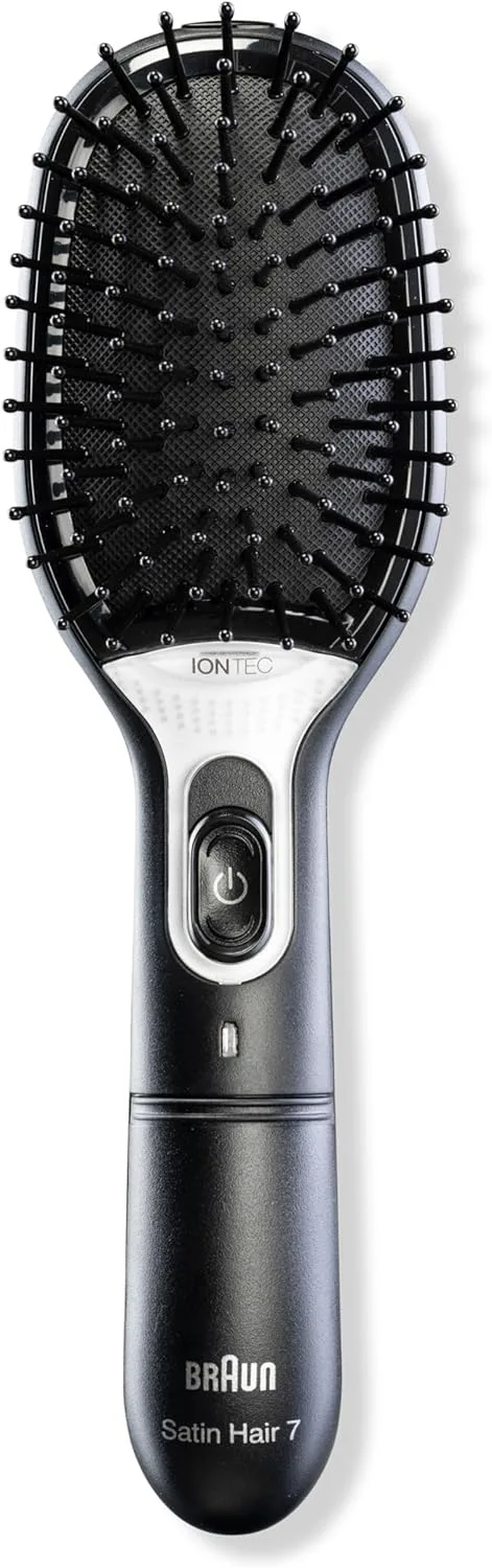 Braun ▫️ BR710 - escovas e pentes para cabelo, Todos os tipos de cabelo, unissexo, preto, verde,