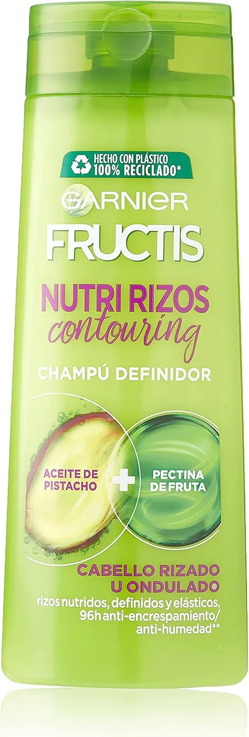 Garnier ▫️ Fructis Nutri Rizos Contouring Champô para Cabelo Encaracolado ou Ondulado - 380 ml