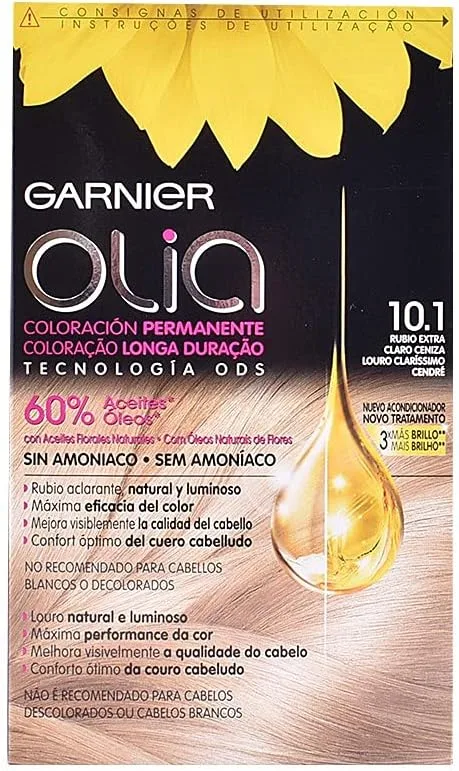 Garnier ▫️ Olia Coloração Permanente 10.1- Louro Extra Claro, 1 Unidade