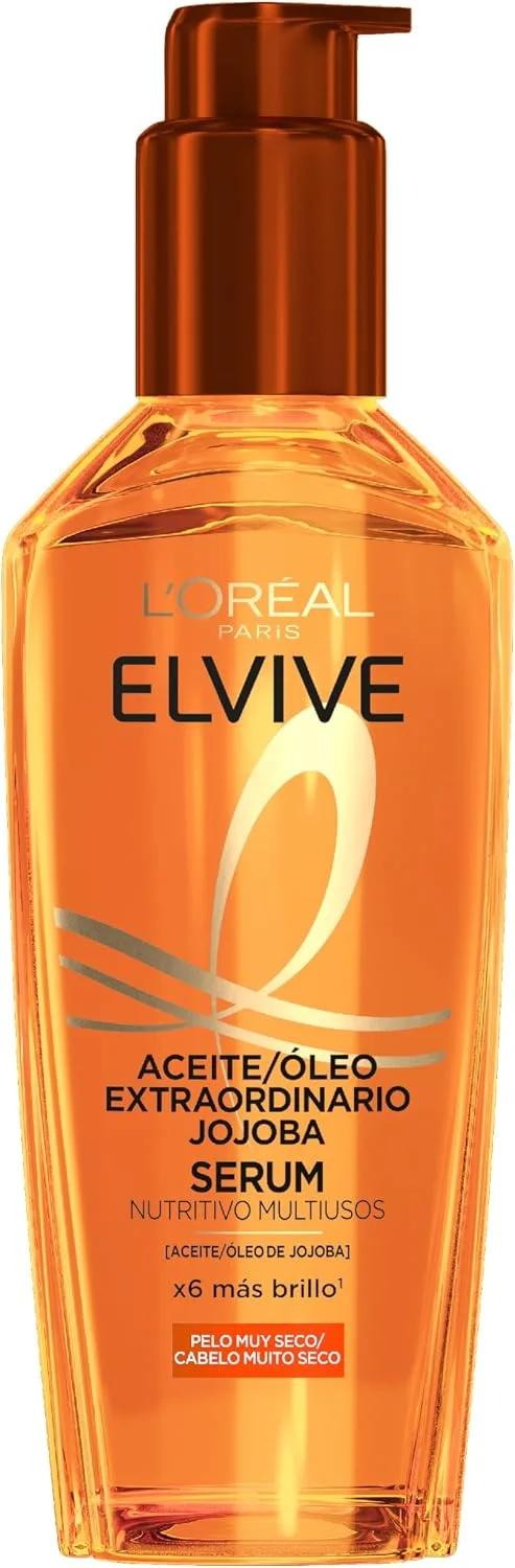 L'Oreal Paris ▫️ L'Oréal Paris Elvive Óleo Extraordinário Sérum de Jojoba para Cabelo Muito Seco, 100 ml