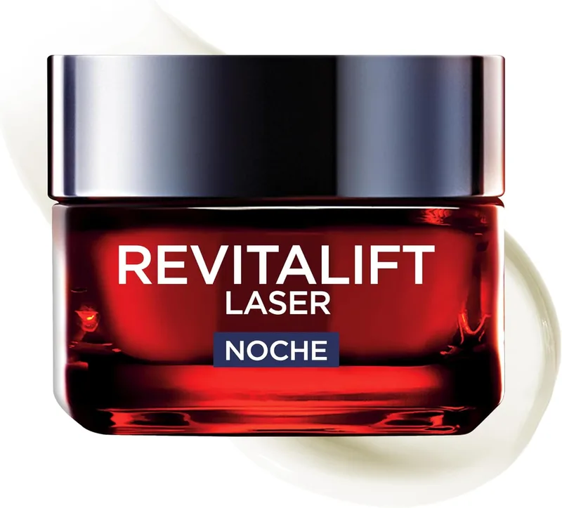 L'Oreal Paris ▫️ L'Oréal Paris Revitalift Laser, Creme de Noite Anti-Envelhecimento com Pró-Retinol, Ácido Hialurónico e Vitamina Cg, Efeito Regenerador e Refirmante da Máscara desde a 1ª Aplicação, 50ml