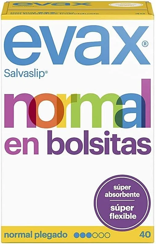 EVAX ▫️ Protetores Intimais Normais - 40 unidades (4015400724766)