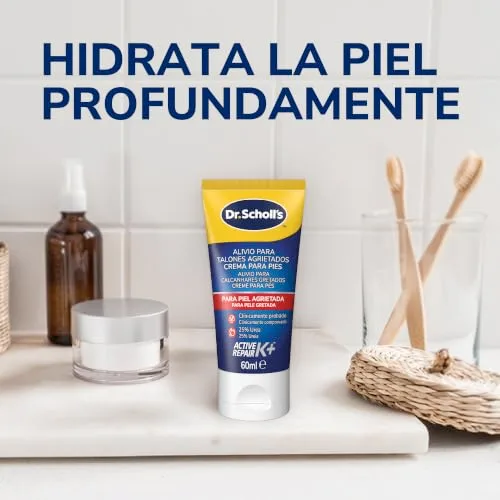 Dr. Scholl's ▫️ Scholl Creme para os Pés para Calcanhares Gretados, com Ureia e Queratina, Branco, 60 Mililitros, 6 7