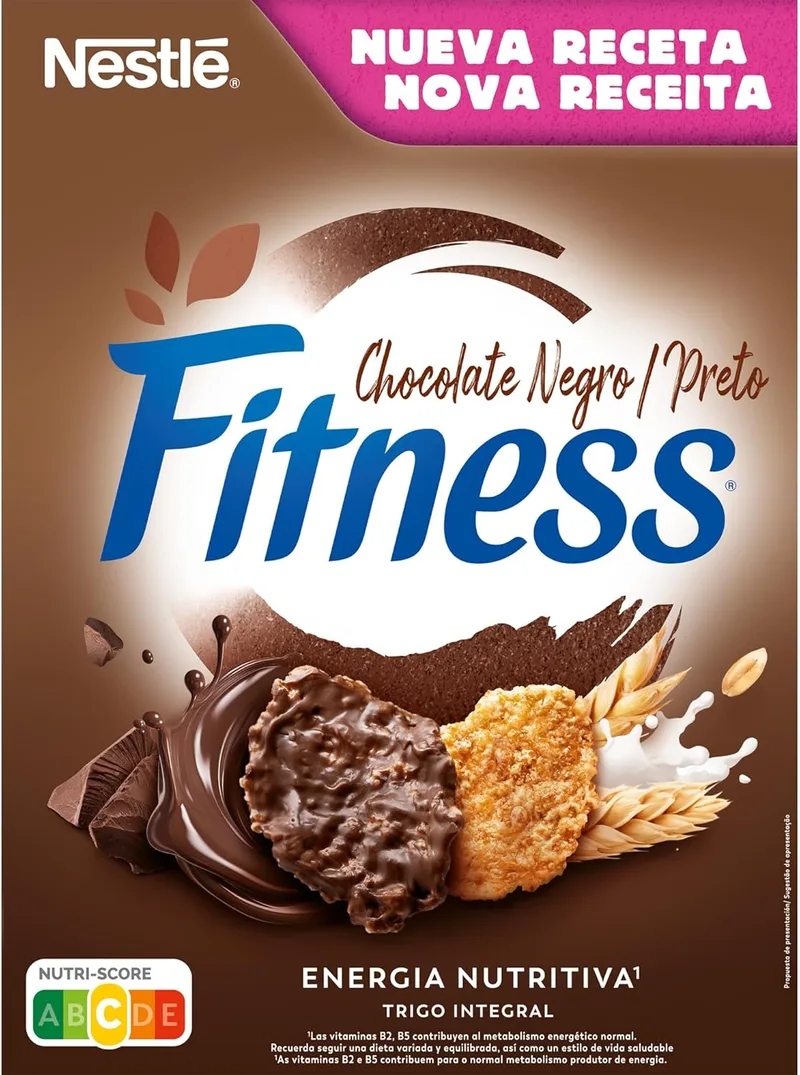 Fitness ▫️ Nestlé Cereais Chocolate Preto - 1 embalagem de 375g