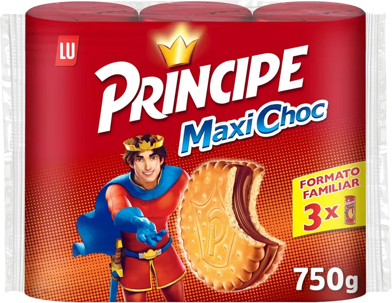Principe ▫️ Biscoito recheado de chocolate 3 x 250