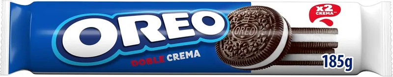Oreo ▫️ Doble Crema de baunilha, bolachas com recheio duplo, 11 bolachas, 157 g