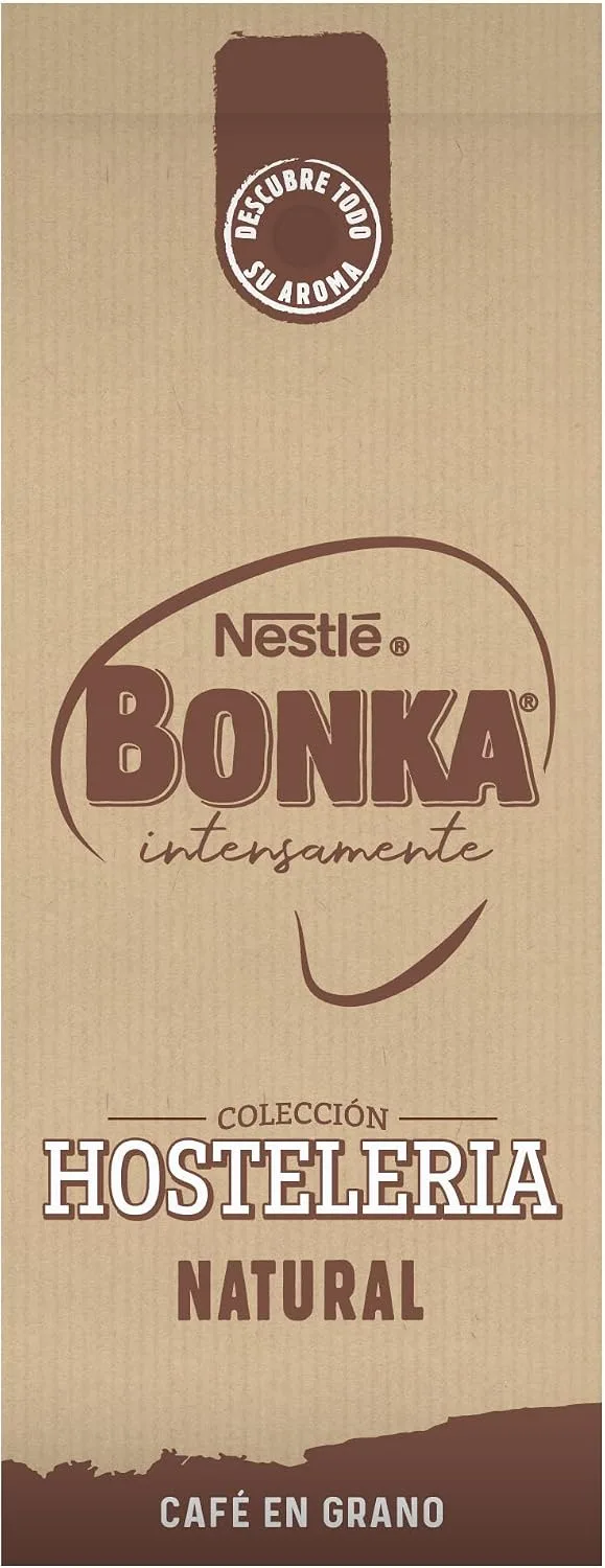 NESTLE PROFESSIONAL ▫️ Café Bonka em grão, torra natural, para o setor da restauração, 1 embalagem de 1 kg