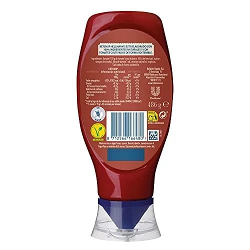 Hellmann's ▫️ Molho de Ketchup «De Cabeça para Baixo» 100% Ingredientes Naturais 468 g 3