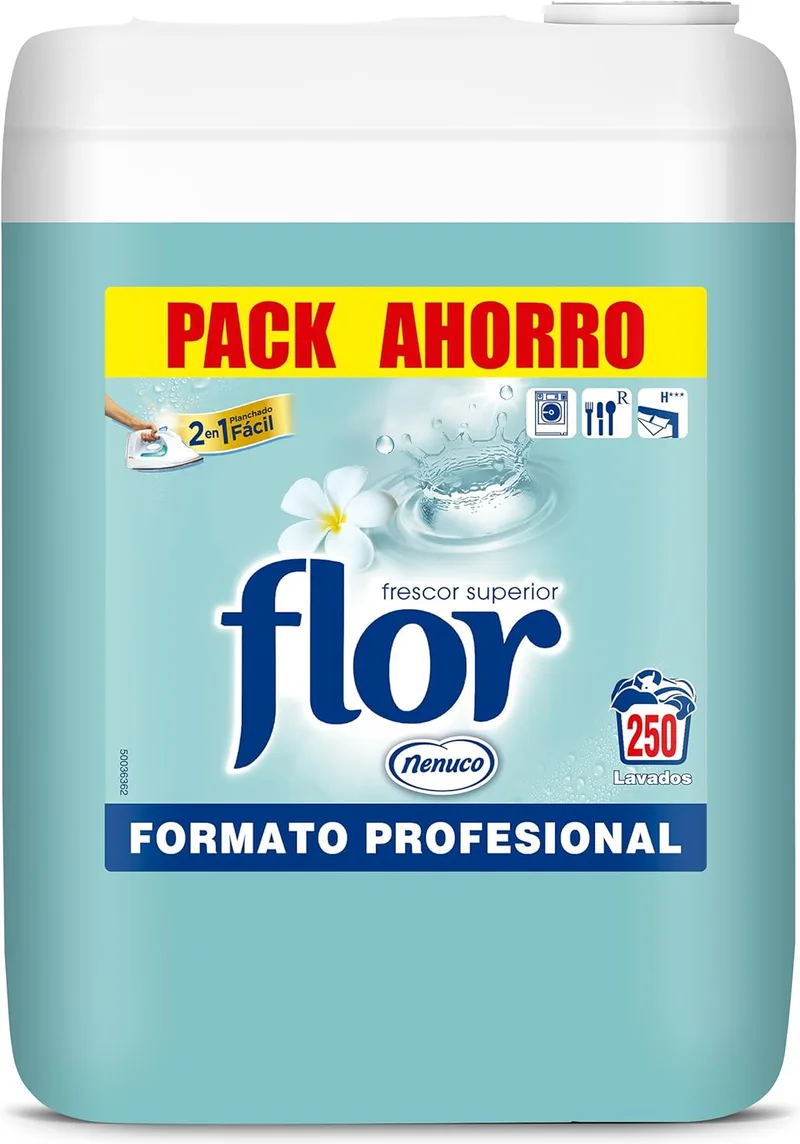 Flor ▫️ Flower - Amaciador de roupa profissional, aroma de nenuco - 250 doses