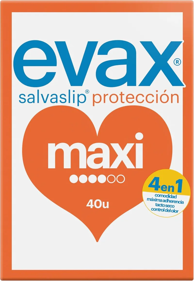 EVAX ▫️ Salvaslip Maxi Protegeslip 40 unidades