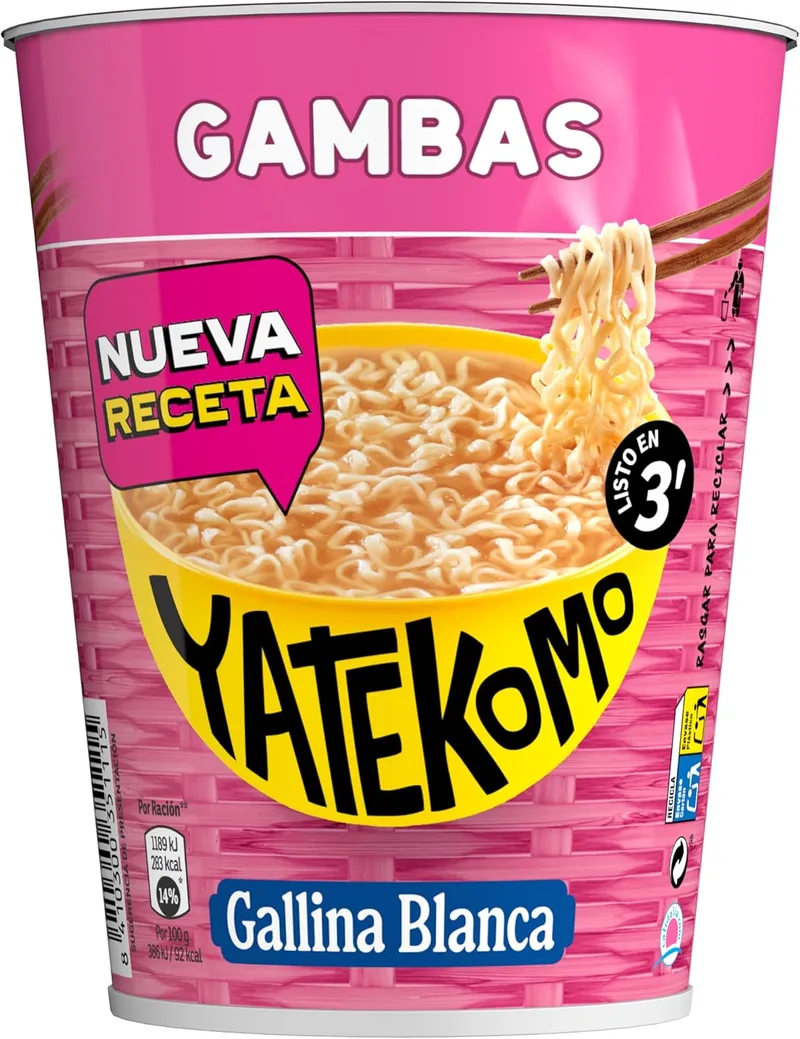 YATEKOMO ▫️ Gallina Blanca - Cup Prawns, 60g