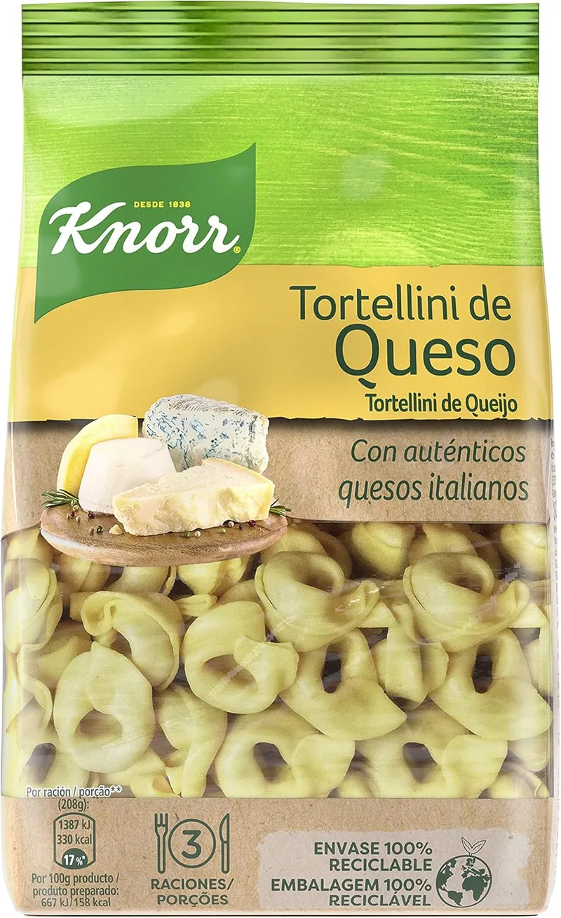 Knorr ▫️ Massa Recheada Tortellini Queijo 250g