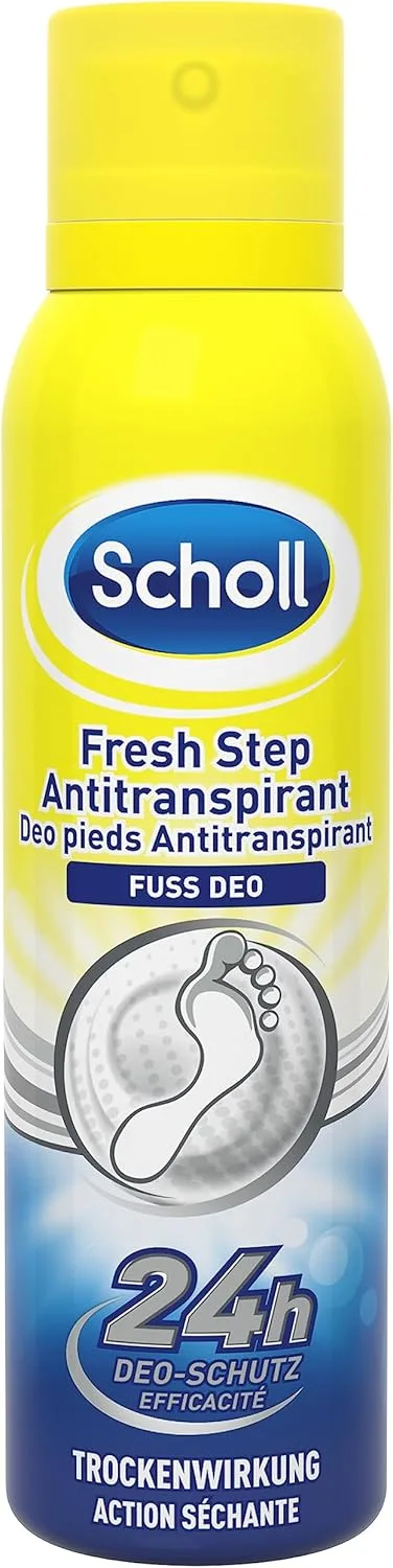 Dr. Scholl's ▫️ SCHOLL Spray desodorizante para os pés Fresh Step 150 ml