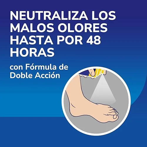 Dr. Scholl's ▫️ Fresh Step, Desodorizante para os pés com fórmula antitranspirante, neutraliza o odor durante 24 horas e absorve a humidade e o suor, 1x150 ml 4