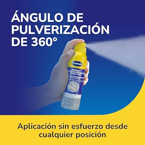 Dr. Scholl's ▫️ Fresh Step, Desodorizante para os pés com fórmula antitranspirante, neutraliza o odor durante 24 horas e absorve a humidade e o suor, 1x150 ml 6