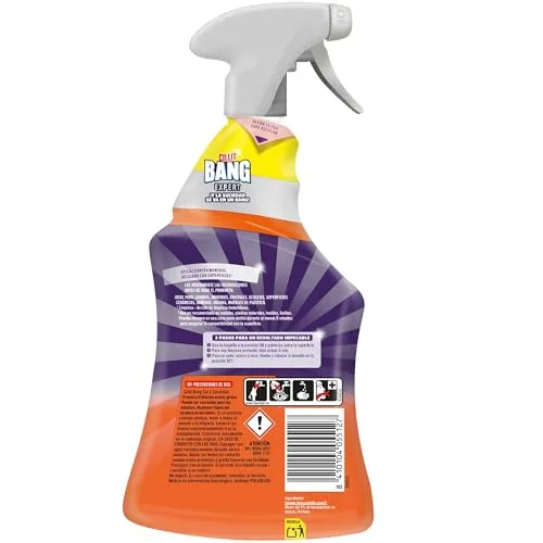 BANG ▫️ Cillit Calcário e Sujeira, potente produto de limpeza para casa de banho e cozinha, em formato de spray - 1 L, 3
