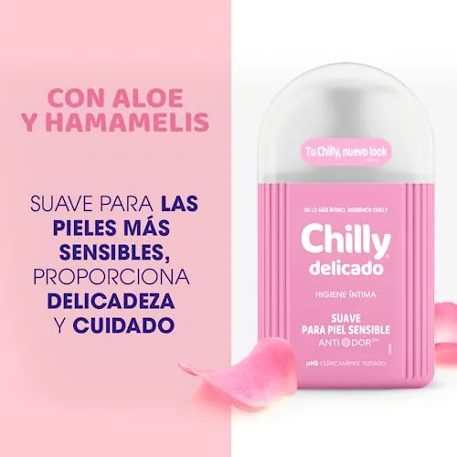 Chilly ▫️ Delicado, Gel de Higiene Íntima, Fórmula Suave, 250 ml 3