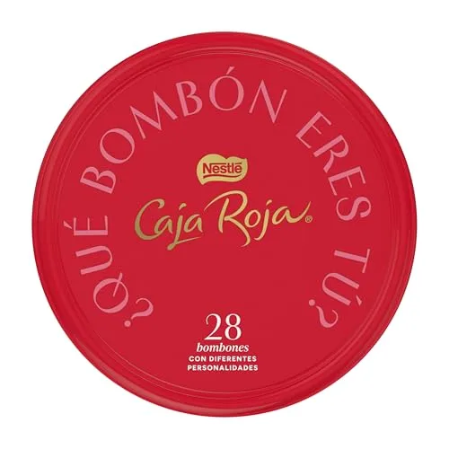 NESTLÉ CAJA ROJA ▫️ NESTLÉ caixa vermelha de bombons em lata de 250 gr 3