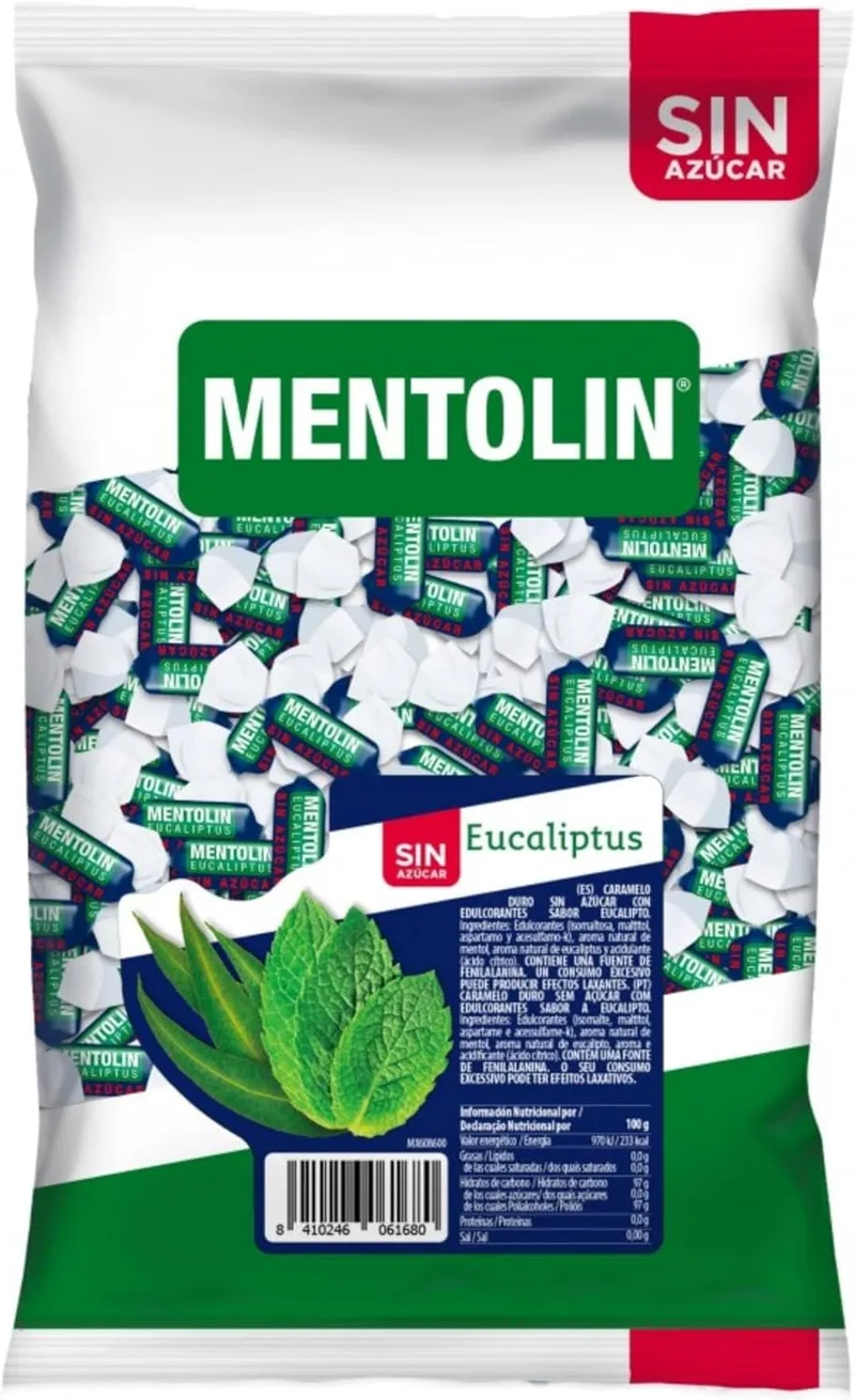 Mentolín ▫️ Caramelo Balsâmico sem Açúcar - 1000 g