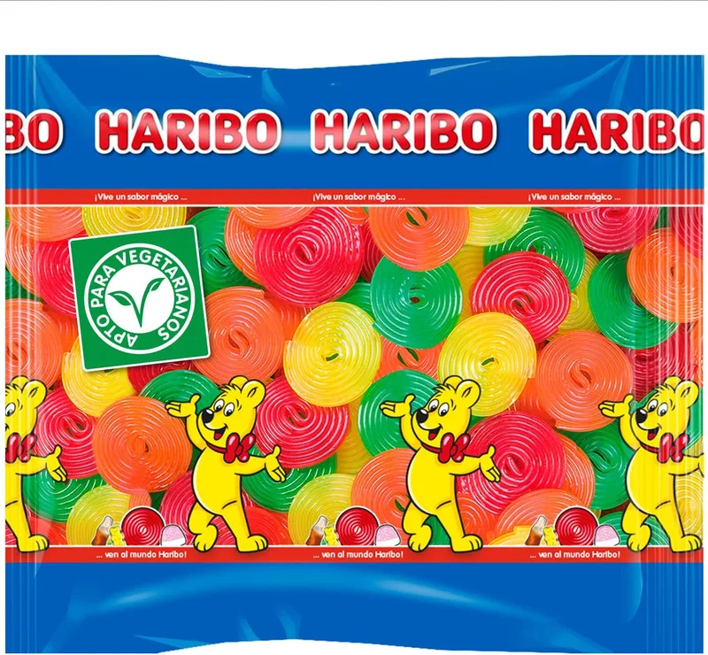 HARIBO ▫️ Discos Fruit Acid Sweet Gels - 2000 g