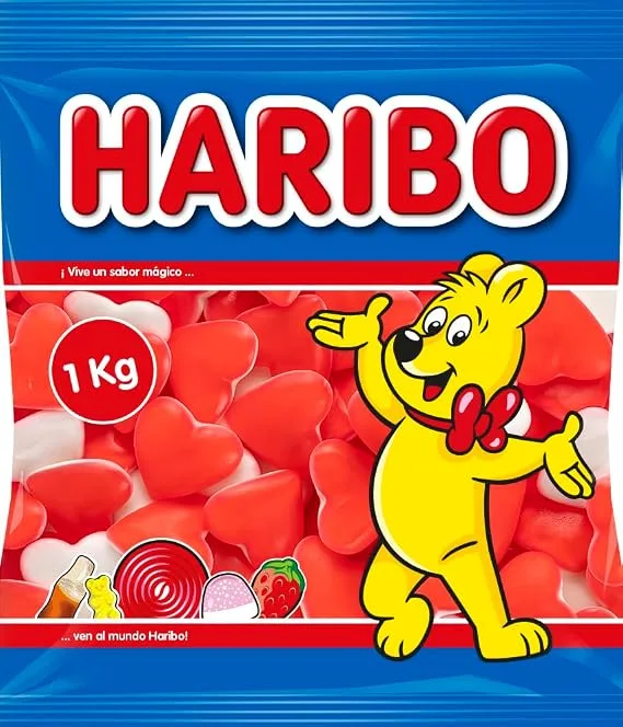 HARIBO ▫️ Corações - Caramelo de goma - 1 kg