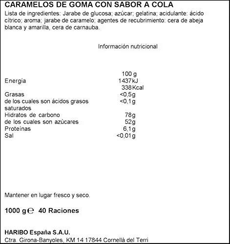 HARIBO ▫️ Maxi Cola (1 kg) 2