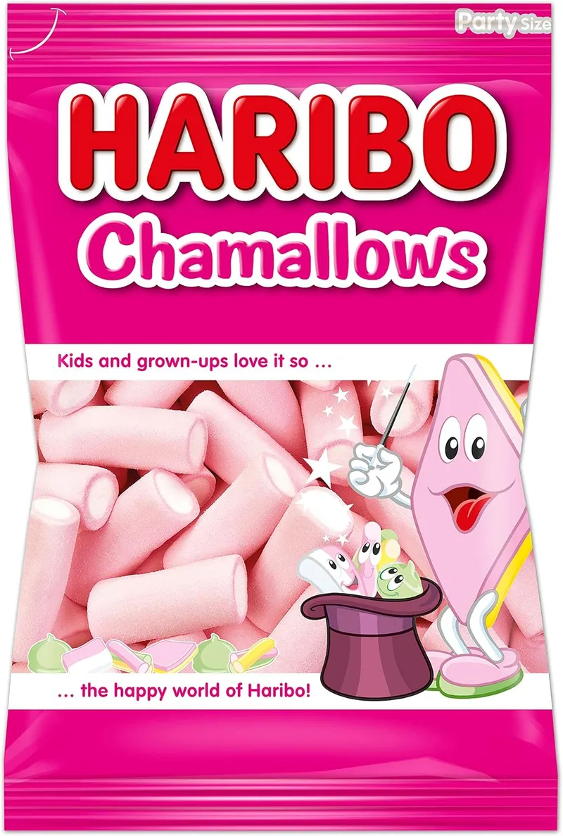 HARIBO ▫️ Chamallows Tubular - 125 unidades (850 g)