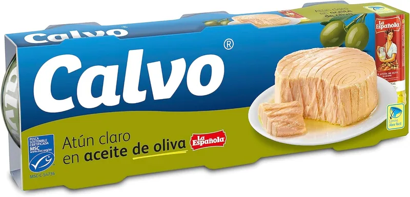 Calvo ▫️ Atum Ligeiro em Azeite La Española Pack3 x 100g