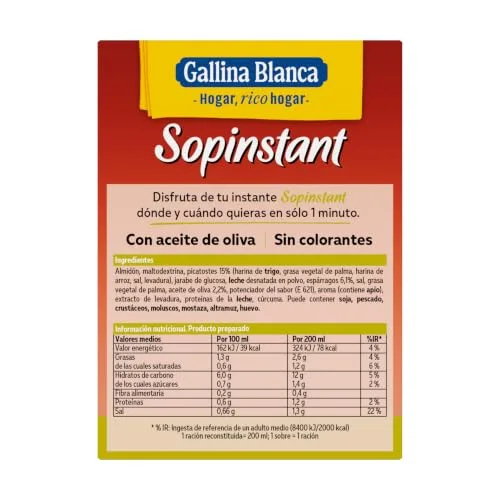 Gallina Blanca ▫️ · Sopinstant Creme de Espargos com Croutons 2