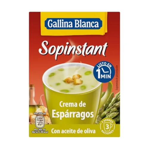 Gallina Blanca ▫️ · Sopinstant Creme de Espargos com Croutons 3