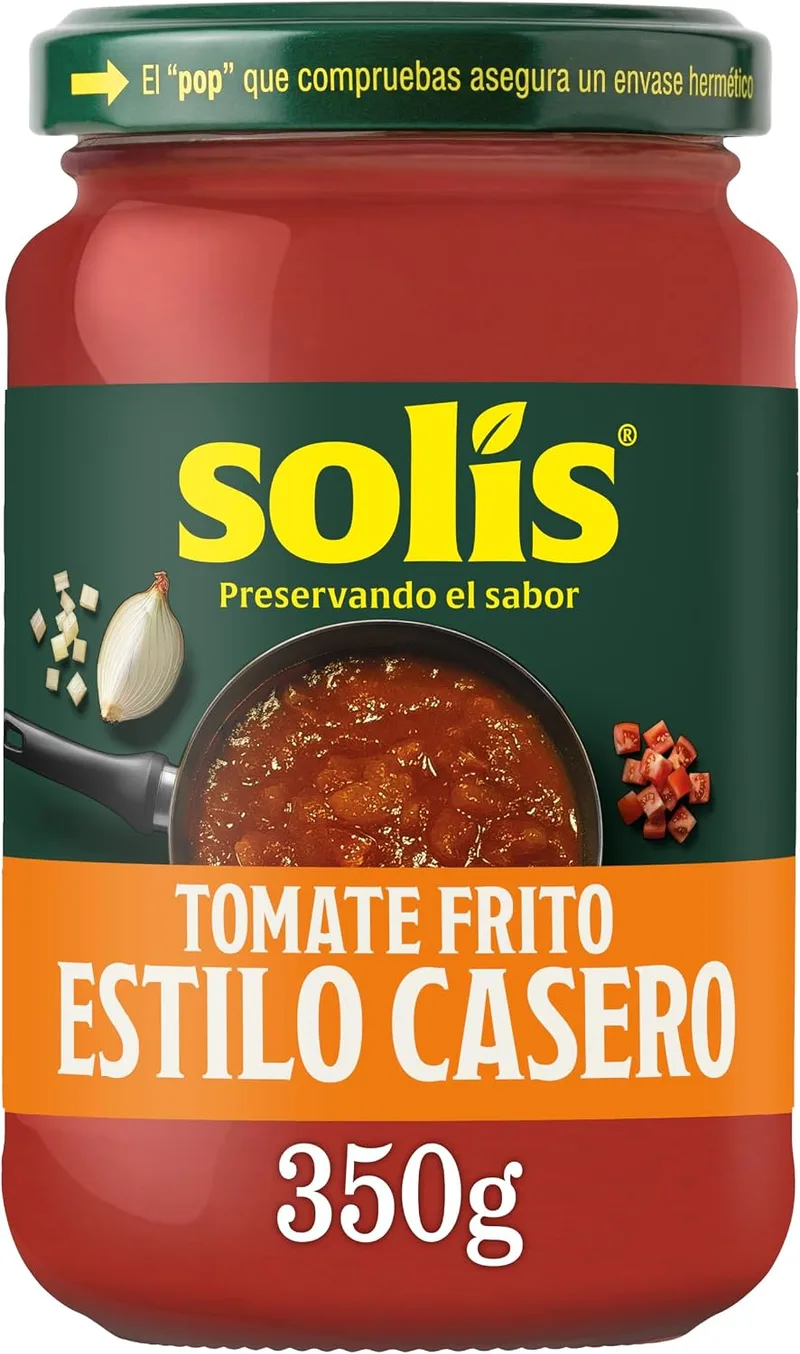 Solís ▫️ Molho de Tomate ao Estilo Caseiro, Frasco de 350 g