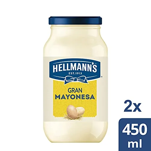 Hellmann's ▫️ Gran Maionese em Frasco, embalagem de 2 x 450 ml 3
