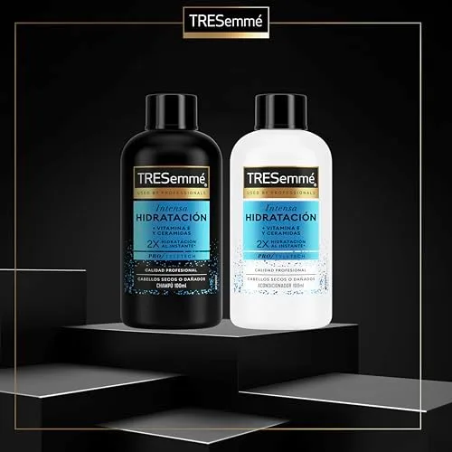 TRESemmé ▫️ Champô Hidratação Intensa para cabelo seco ou danificado com vitamina E, nutre e fortalece, 100 ml 5