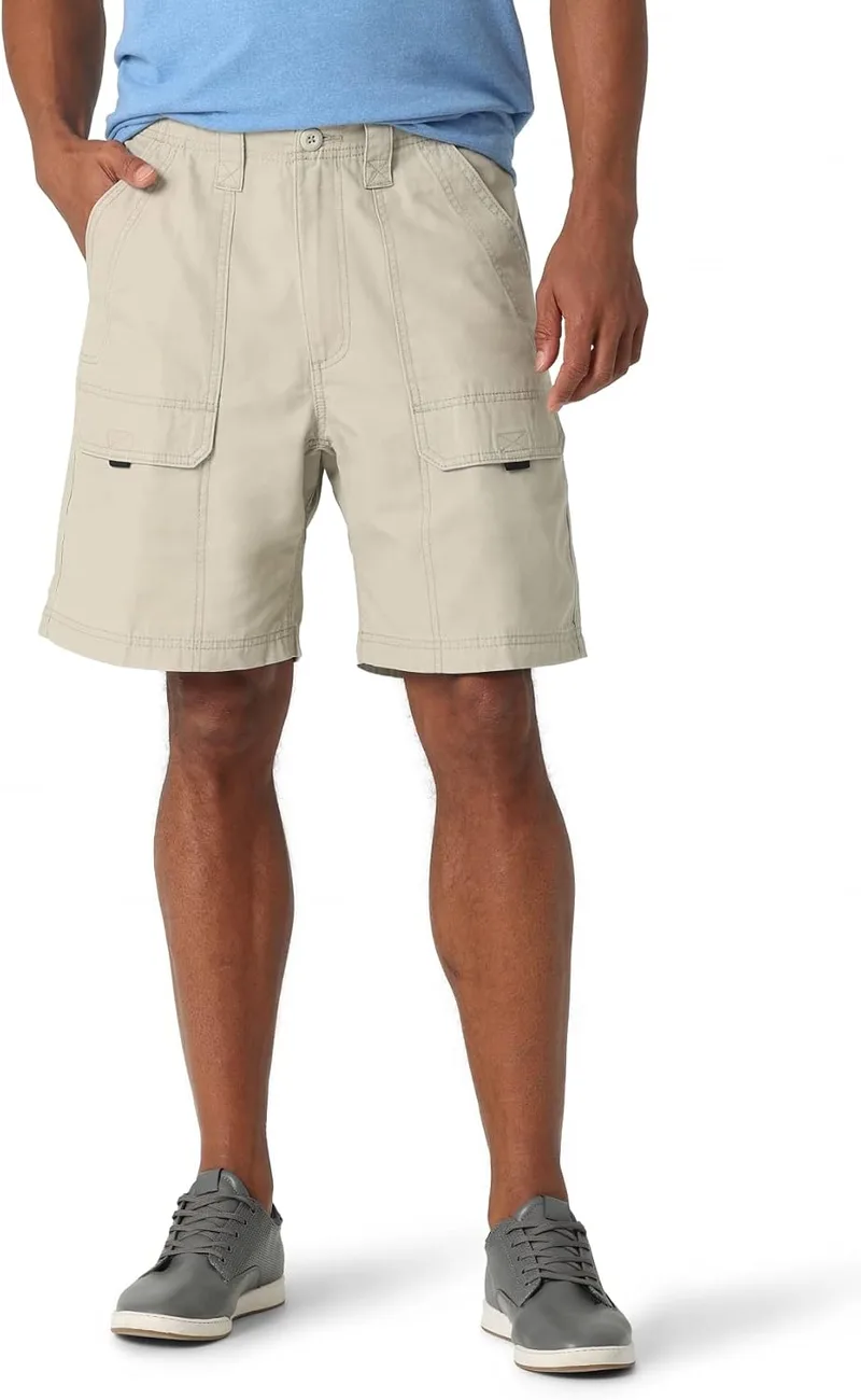 Wrangler Authentics ▫️ Calções Big & Tall Utility Hiker - Calções Utility Hiker para homem