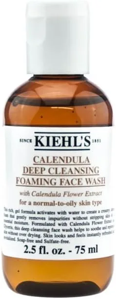 Kiehl's ▫️ Kiehl’s Calendula Deep Cleansing Foaming Face Wash Gel de limpeza facial 75 ml