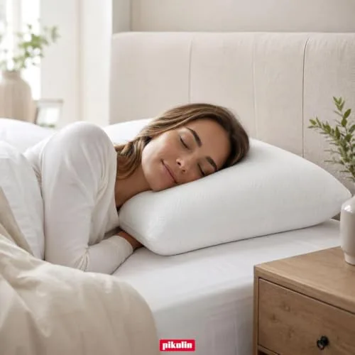 PIKOLIN ▫️ Pack 2 Almofadas de hotel viscoelásticas de 70 cm com capa dupla 3