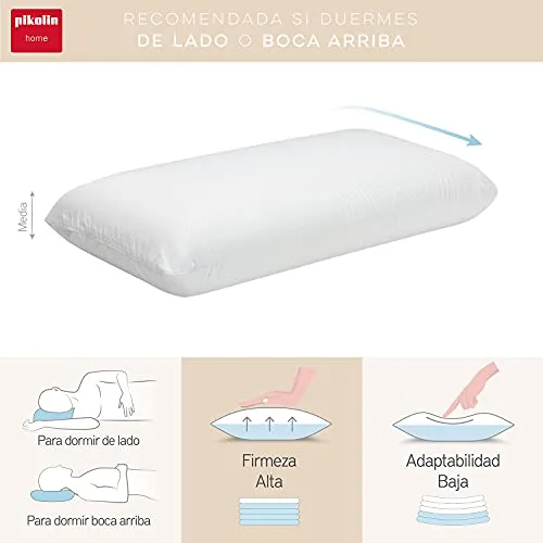 PIKOLIN ▫️ Pack 2 Almofadas de hotel viscoelásticas de 70 cm com capa dupla 4