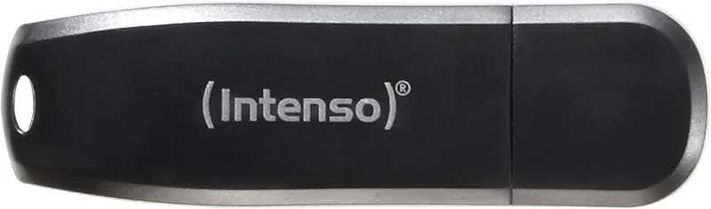 Intenso ▫️ Speed Line - Memória de 256 GB - Pen USB 3.2 Gen 1x1, preta