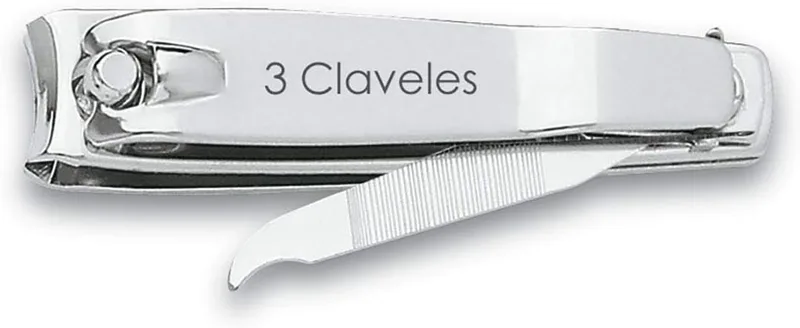 3 Claveles ▫️ 3 cortadores de unhas em forma de cravo com lima, 6 cm