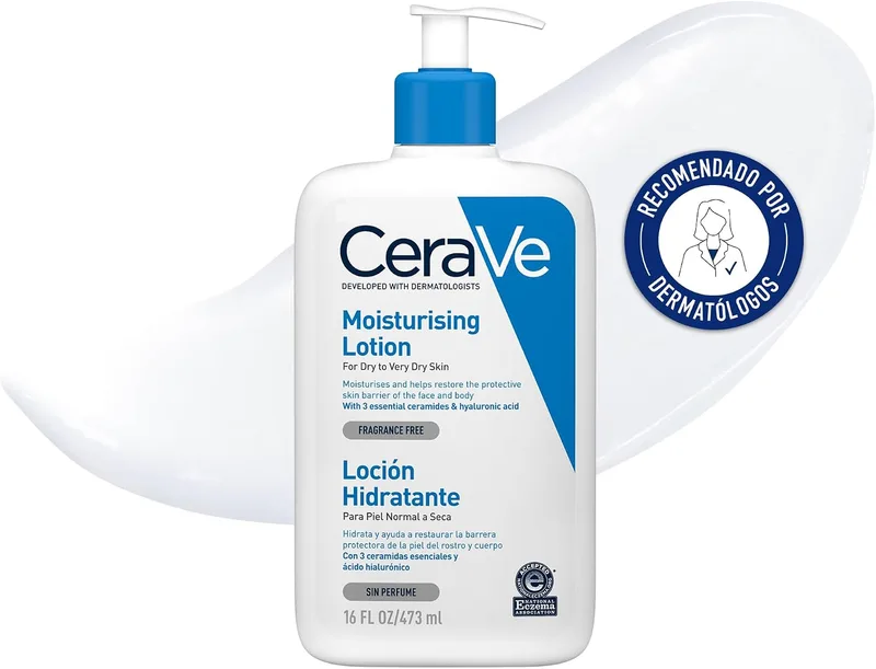 CeraVe ▫️ Loção Hidratante, Pele seca e muito seca do corpo, 473 ml