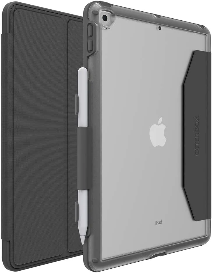 Otterbox ▫️ Capa Unlimited Folio para iPad 10.2' (7ª Geração / 8ª Geração / 9ª Geração), resistente a quedas, com proteção de ecrã incorporada, testada de acordo com as normas militares, cinzento, sem embalagem para venda a retalho