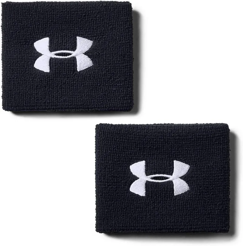 Under Armour ▫️ Pulseiras Performance - Conjunto de 2 pulseiras para homem, Acessórios de treino para homem