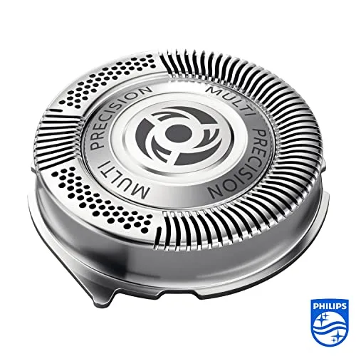 PHILIPS ▫️ Shaver Series 5000, Cabeças de substituição para máquina de barbear elétrica, compatíveis com as séries de máquinas de barbear 5000 e 6000, desempenho potente, autoafiamento, 3 peças, modelo SH50/50 2