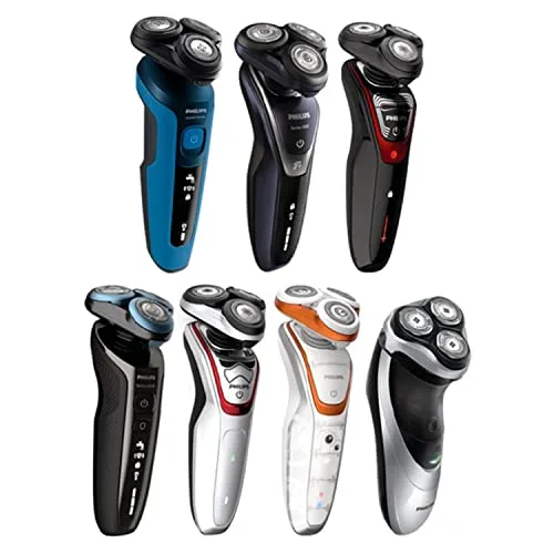 PHILIPS ▫️ Shaver Series 5000, Cabeças de substituição para máquina de barbear elétrica, compatíveis com as séries de máquinas de barbear 5000 e 6000, desempenho potente, autoafiamento, 3 peças, modelo SH50/50 3