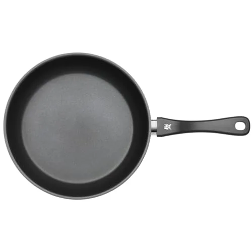 WMF ▫️ Devil - Conjunto de 3 frigideiras antiaderentes de 20-24-28 cm, frigideira em aço inoxidável com revestimento antiaderente, adequada para todos os tipos de fogões, incluindo os de indução, cor preta 4